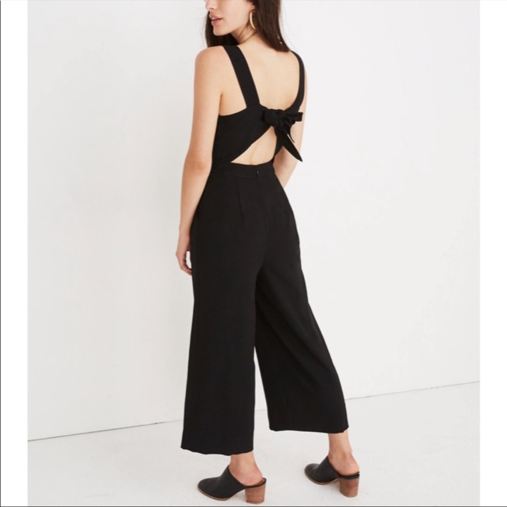 ❤️‍🔥FLASH SALE❤️‍🔥 SOLD OUT MADEWELL Apron Bow-Back Jumpsuit